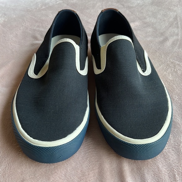 SavedX Black Standards Slip On Sneakers Size 7.5 - Picture 3 of 10